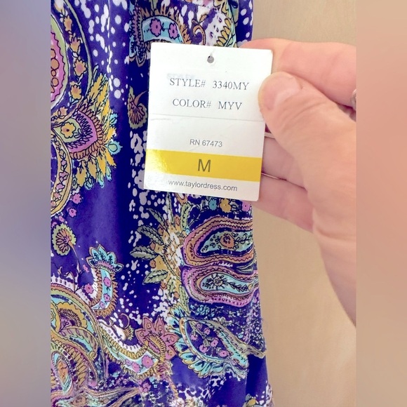 Taylor Multicolor Paisley Maxi Dress - Picture 8 of 13